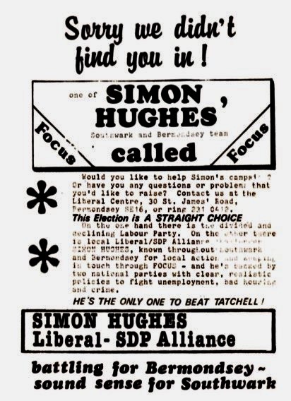 BermondseySimonHughesLeaflet