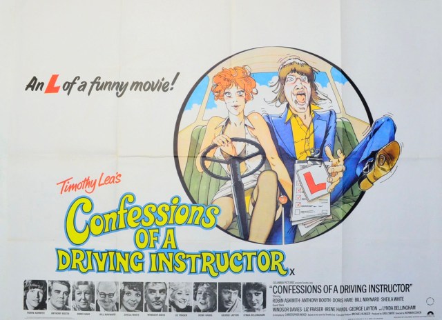 confessions of a driving instructor - cinema quad movie poster (